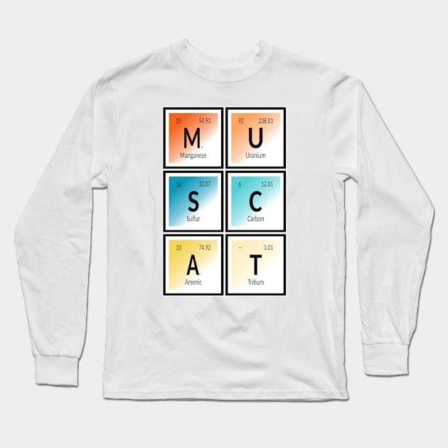 Muscat City | Periodic Table Long Sleeve T-Shirt by Maozva-DSGN